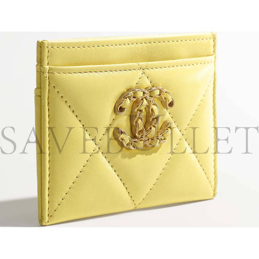 CHANEL 19 CARD HOLDER AP1167 B04852 NL296 (11.3*7.5*0.5cm)